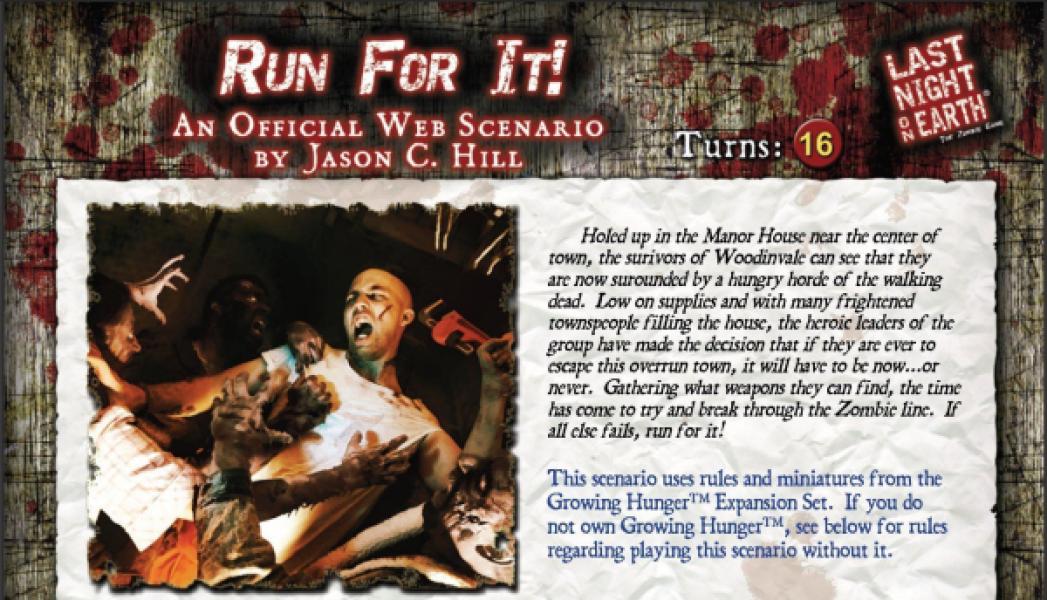 Last Night on Earth: Run For It!